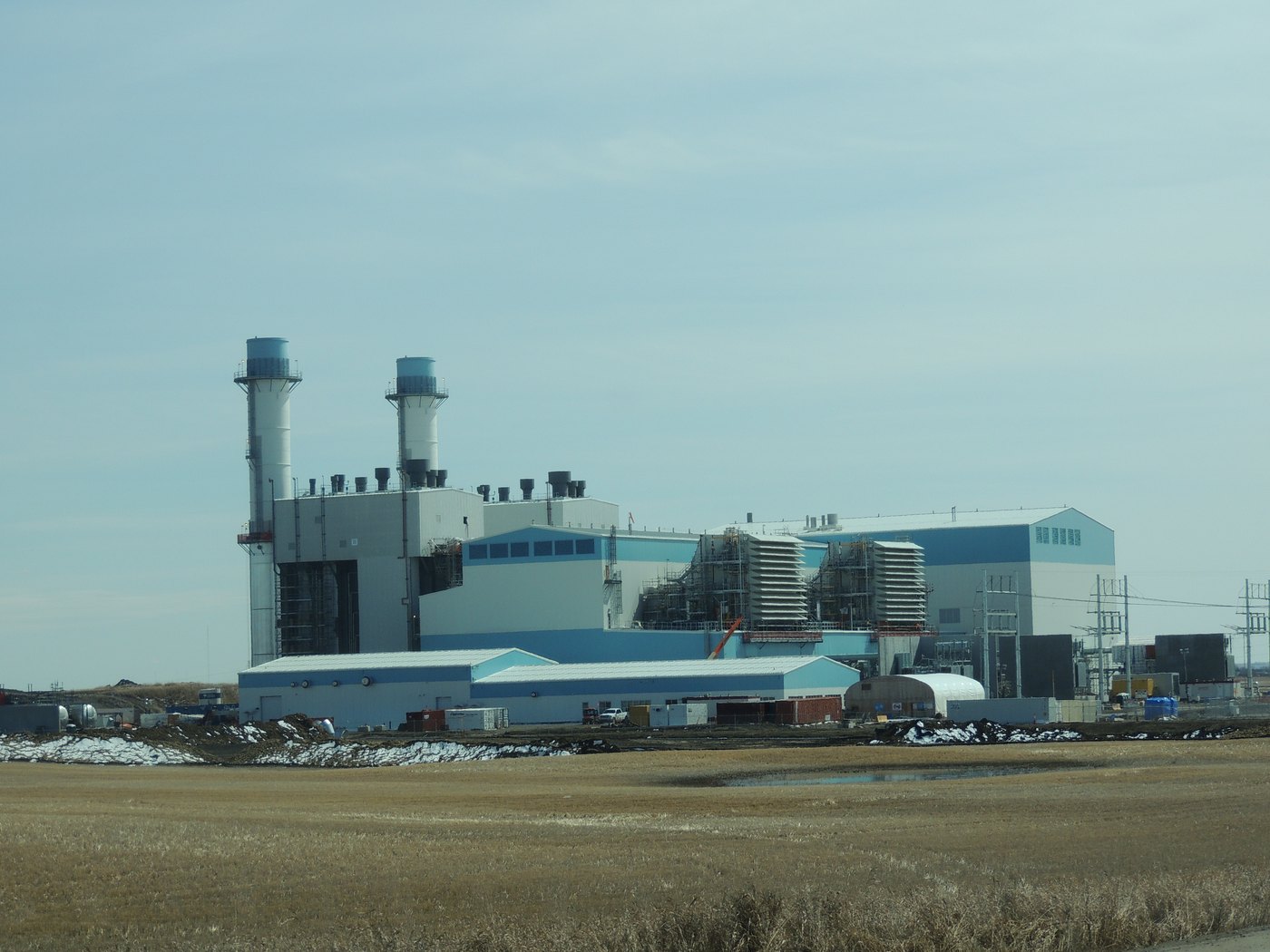 The ENMAX Shepard Energy Centre natural gas generating station near Calgary