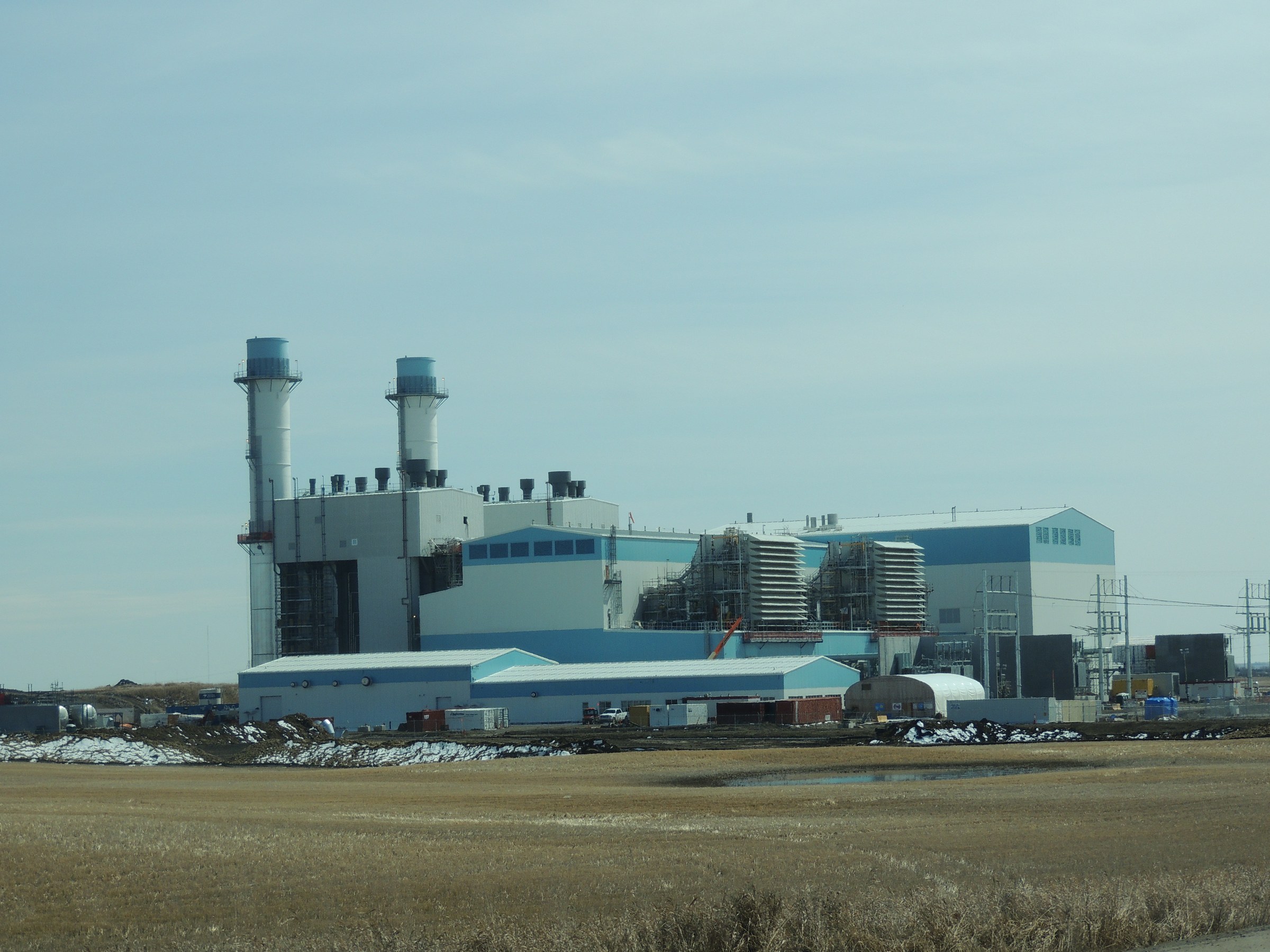 The ENMAX Shepard Energy Centre natural gas generating station near Calgary